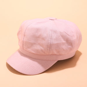 Corduroy Newsboy Hat For Women Flat Cap - AcornPick