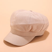 Load image into Gallery viewer, Corduroy Newsboy Hat For Women Flat Cap - AcornPick
