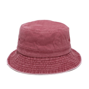 Washed Cotton Bucket Hat For Women And Men - AcornPick