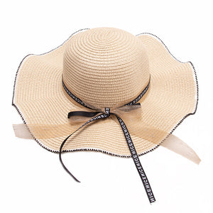 Wide Brim Straw Hat Sun Hat - AcornPick