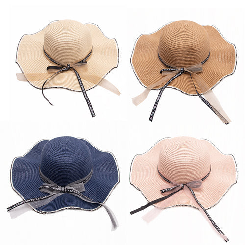 Wide Brim Straw Hat Sun Hat - AcornPick