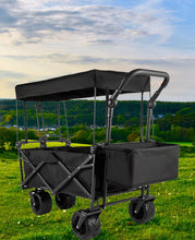 Load image into Gallery viewer, Upgraded Heavy Duty Large Foldable Multi Use Wagon For Kids Dog Utility Yard Garden Cart - AcornPick
